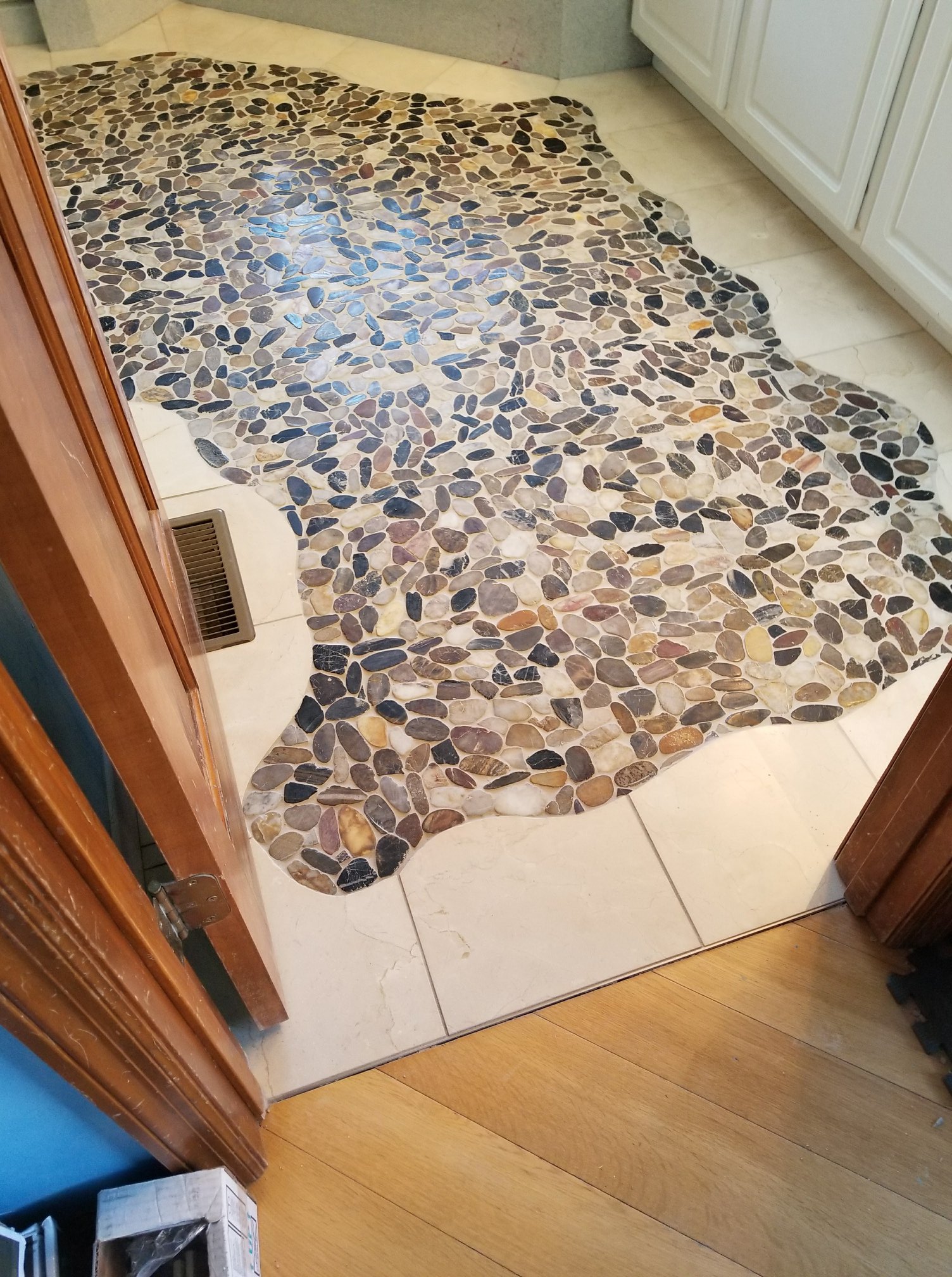 Custom tile work done by STL Tile Specialist